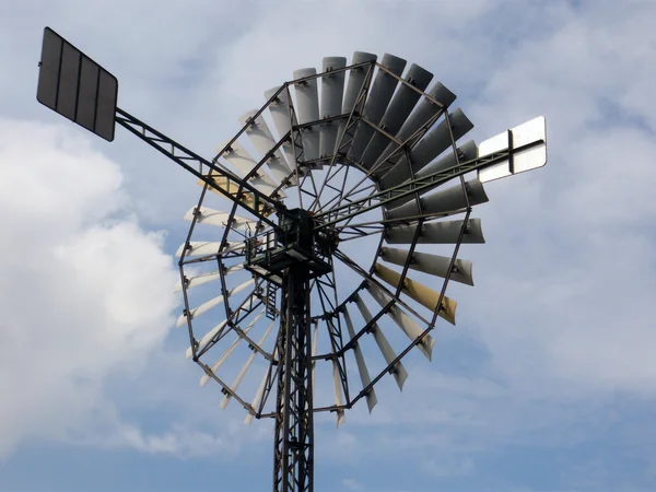 stock image Old antique Aermotor windmill