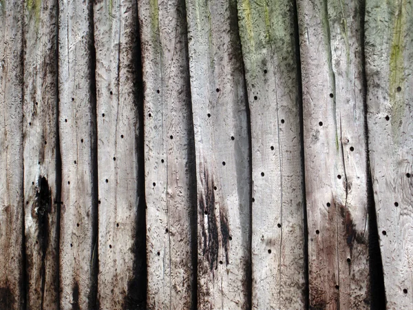 Fence -wooden wall fragment — Stock Photo, Image