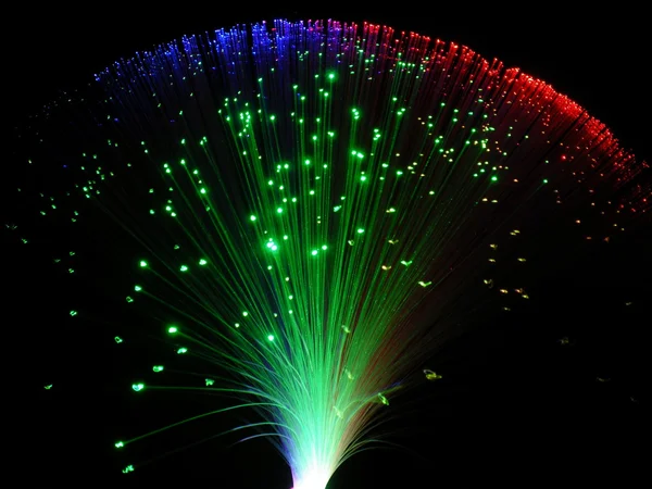 Fiber Optics Lights Night — Stock Photo, Image