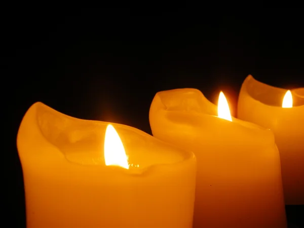 stock image Candles at night