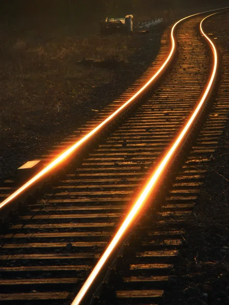 Перспектива Железнодорожных Путей — стоковое фото