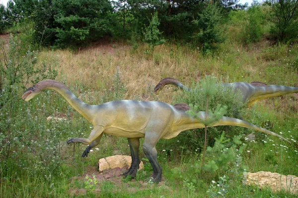 stock image Models of dinosaurs