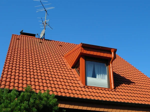 タイル張りの屋根 ロイヤリティフリーのストック画像