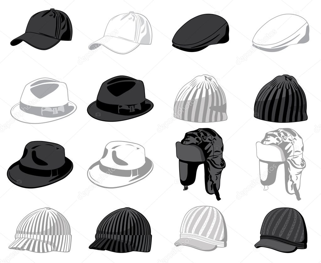 Set of the hats