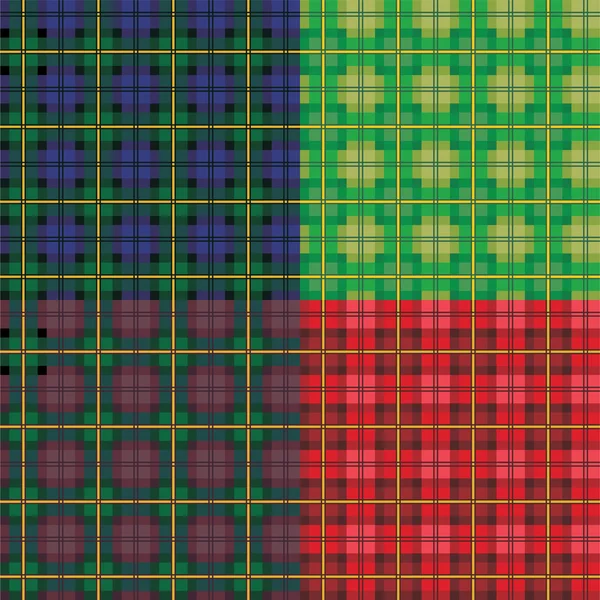 Tartan motifs sans couture — Image vectorielle