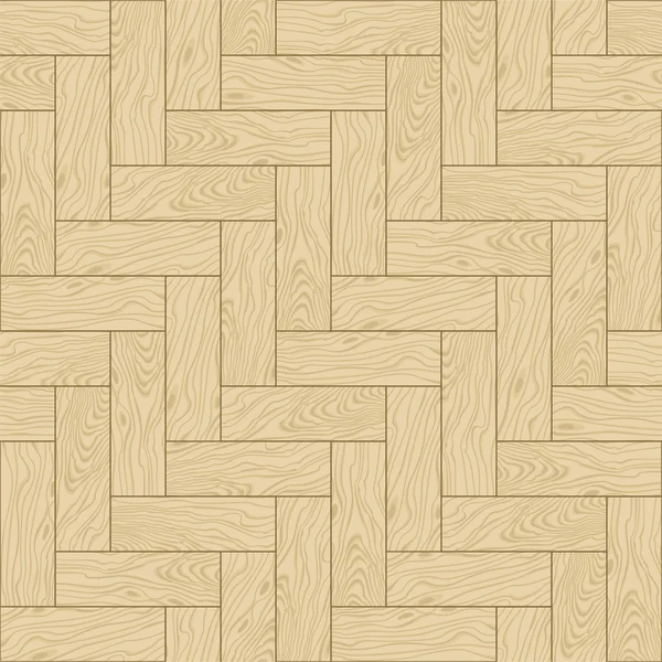 自然な木製の寄せ木張りのテクスチャです シームレスなパターン ベクトル イラスト — ストックベクタ
