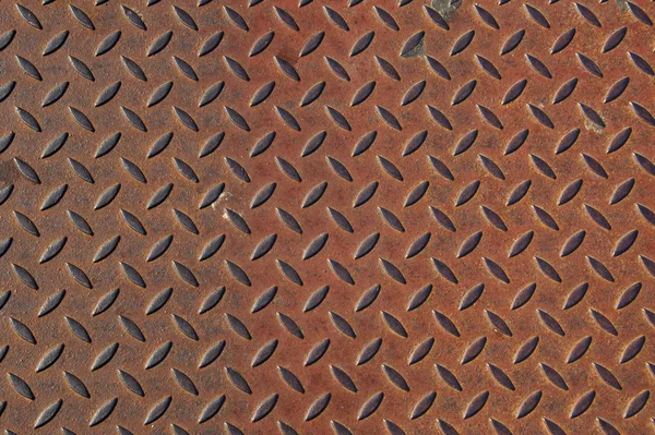 Stock image Rusted corrugated steel plate background