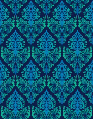 Seamless ornamental luxury pattern vector background clipart