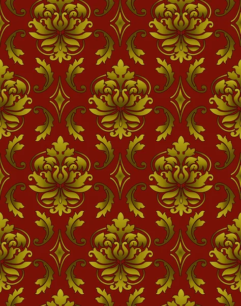 Nahtlose ornamentale Luxus Muster Vektor Hintergrund — Stockvektor