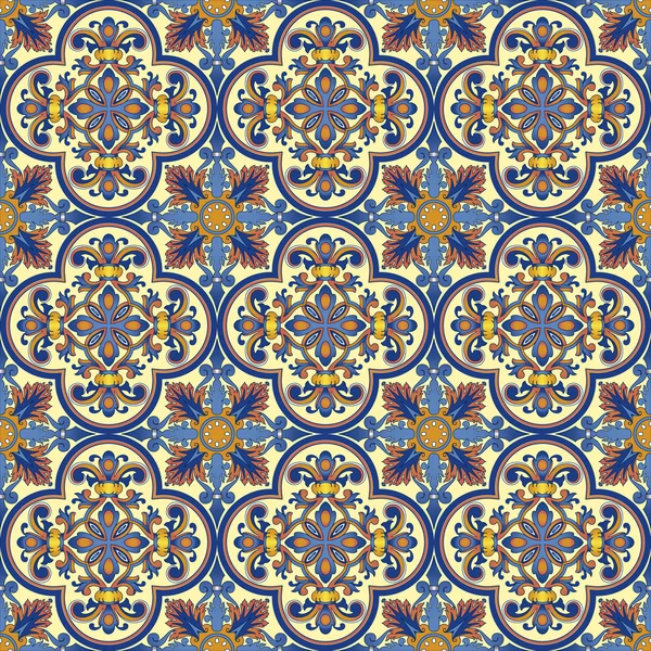 Nahtlose ornamentale orientalische Muster Vektor Hintergrund — Stockvektor