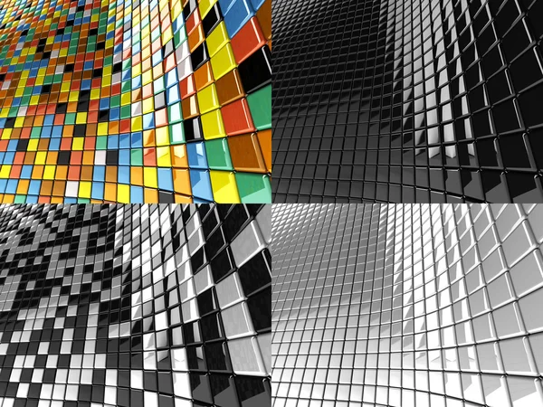 Mosaik-Set — Stockfoto