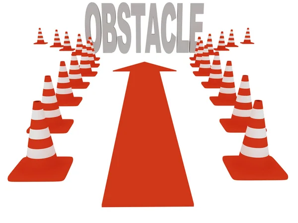 Superação dos obstáculos — Fotografia de Stock