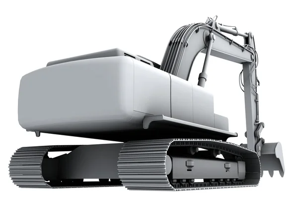 White model of the digger — Stock Photo, Image