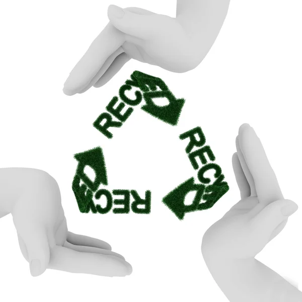 Symbol recyklace — Stock fotografie