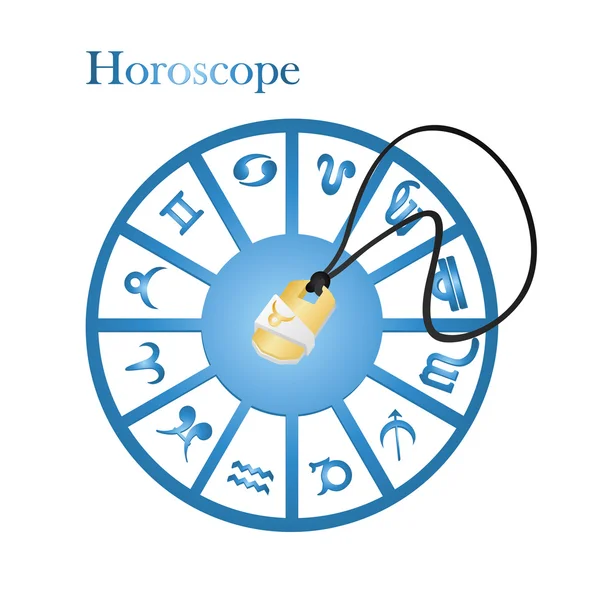 Taureau. Horoscope — Image vectorielle