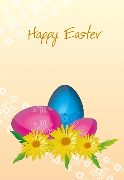 stock vector Easter card