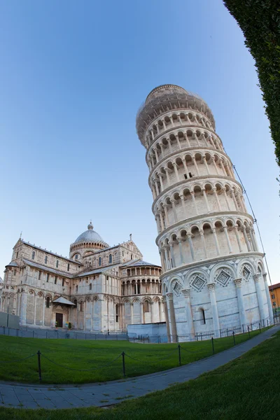 Torre inclinada de Pisa, Toscana, Itália — Fotografia de Stock