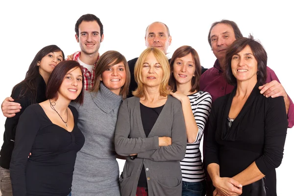 Caucasian Family, Group of — Stock Photo, Image