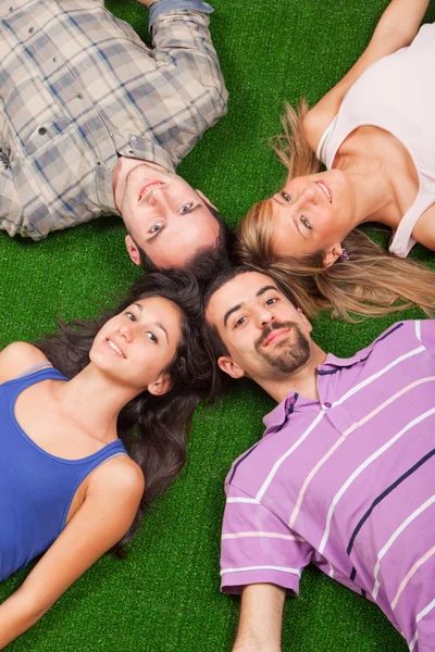 Young Lying on the Ground — Stock Photo, Image