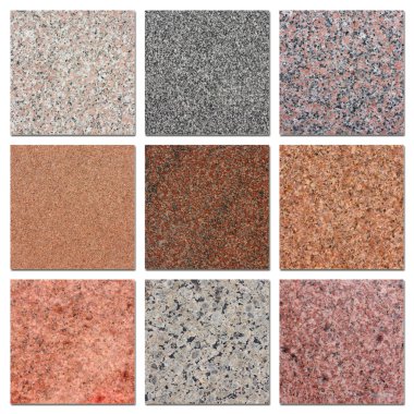 Samples of egyptian granite. clipart