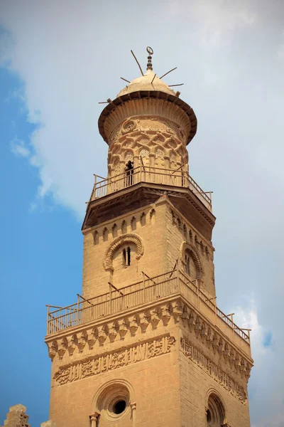 Starověké minaret v Káhiře — Stock fotografie