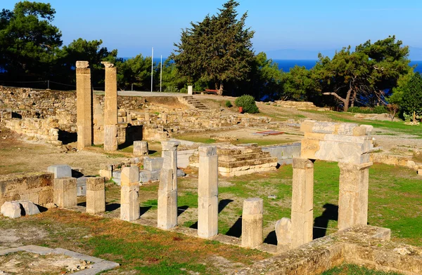 Ancienne Ville Kamiros Rhodes Grèce — Photo