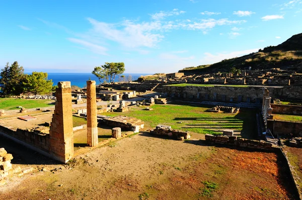 Древний Город Камирос Родосе Греция — стоковое фото