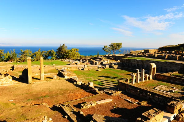 Starobylé Město Kameiros Rhodes Řecko — Stock fotografie