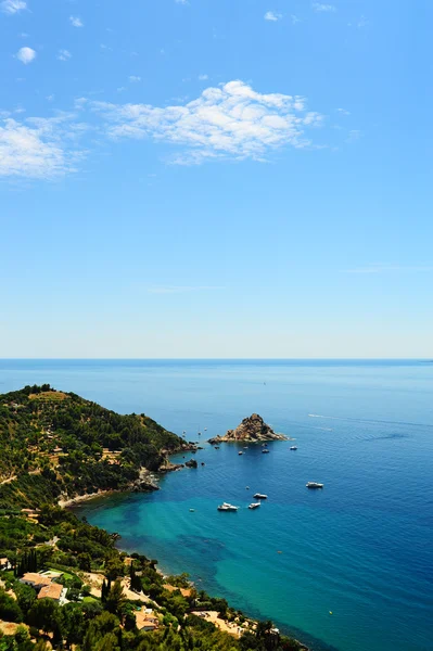 Typical Italian Seascape Hills Indented Coastline — Stock Photo, Image