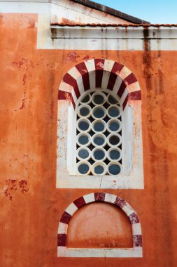 Rodos Adası, Yunanistan eski bir camiye dekoratif penceresi