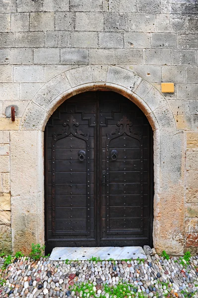 Griechische Tür — Stockfoto