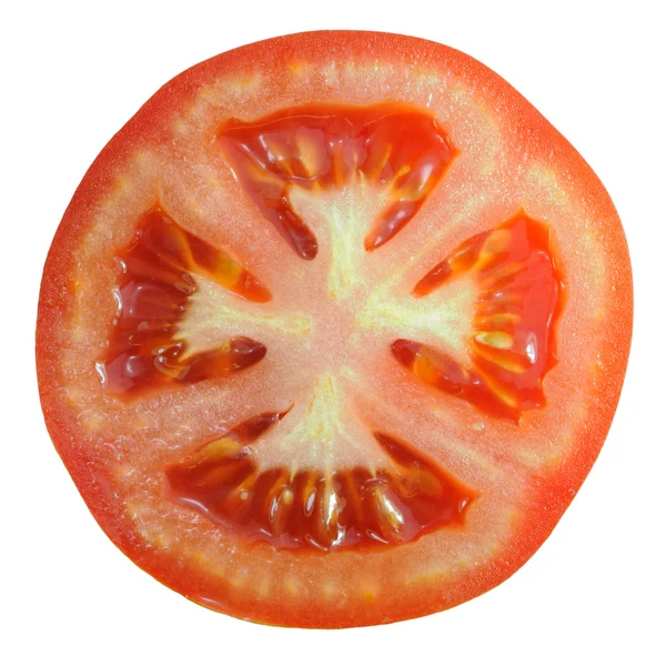 Tomatenscheibe — Stockfoto