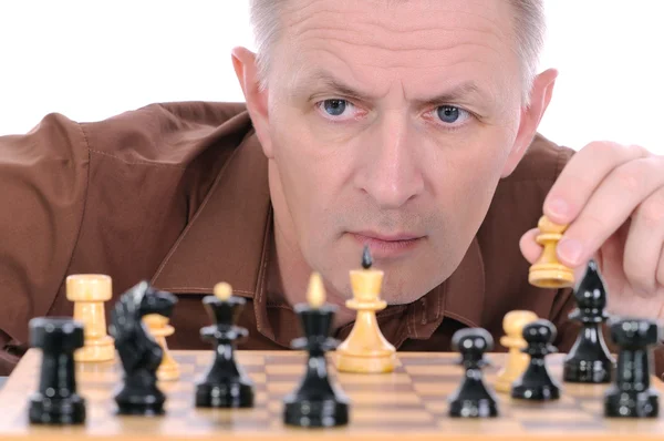 Der Schachspieler — Stockfoto