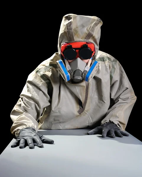 The person with respirator — Stock Photo, Image