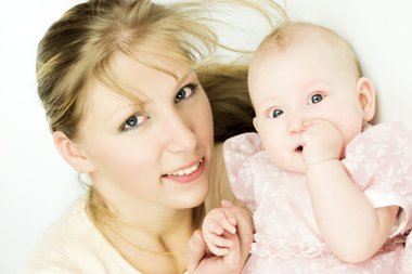 Mother with baby clipart