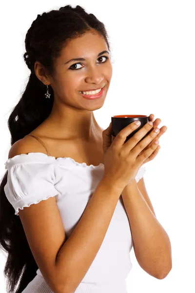 Stock image Woman drinking coffee