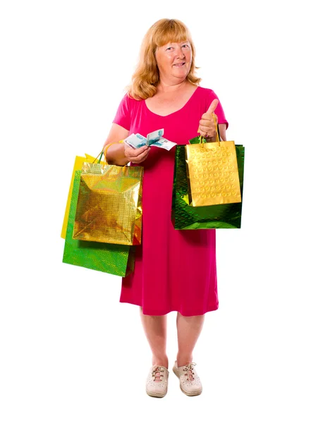 Alışveriş kadın — Stok fotoğraf
