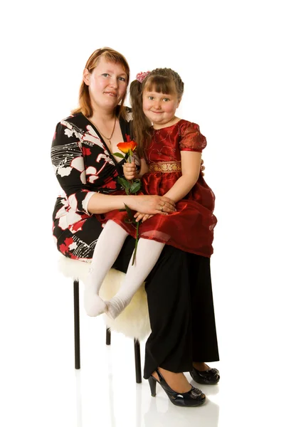 Mutter mit Tochter — Stockfoto