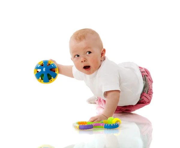 Baby playing — Stock fotografie