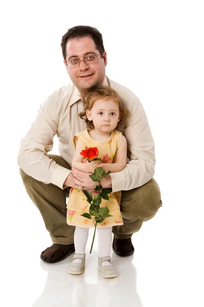父亲和女儿 — 图库照片