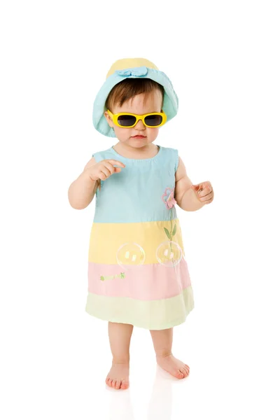 Girl wearing sunglasses — Stock Photo, Image