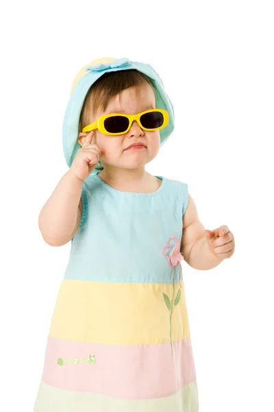 Chica usando gafas de sol —  Fotos de Stock