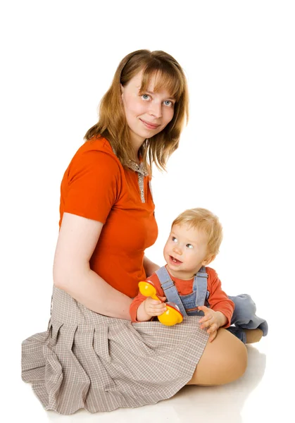 Mãe com filho — Fotografia de Stock