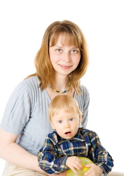Moeder met zoon — Stockfoto