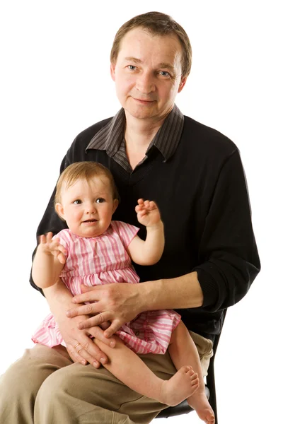 父亲和女儿 免版税图库照片