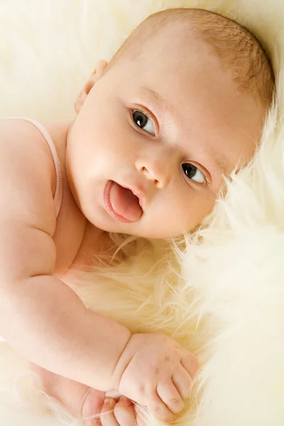 Tre månaders baby — Stockfoto