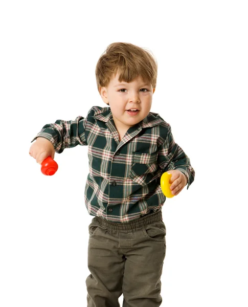 Dwuletni chłopiec — Zdjęcie stockowe