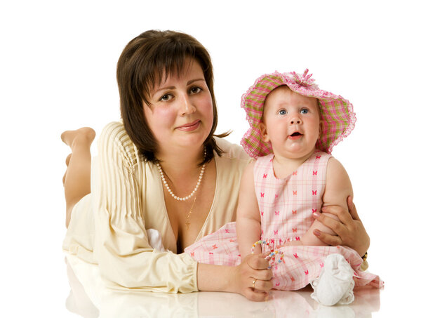 Mother with daughter