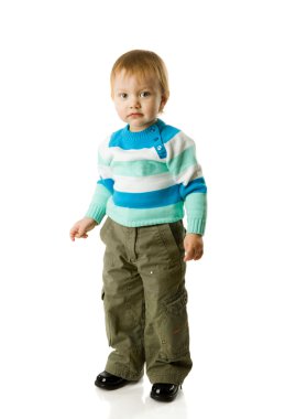 Boy standing clipart