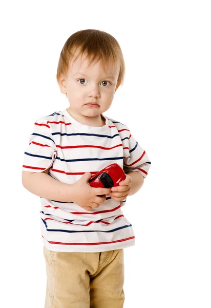 Niño sosteniendo juguete —  Fotos de Stock